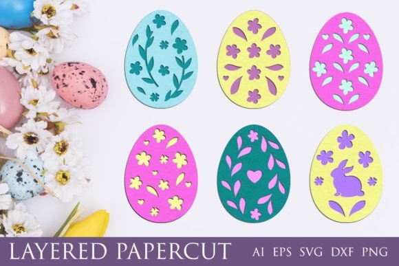 Easter Graphics & Crafts: 3D Papercut SVG Review