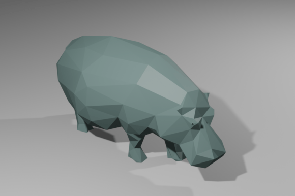 Hippo 3D SVG Shapes Review