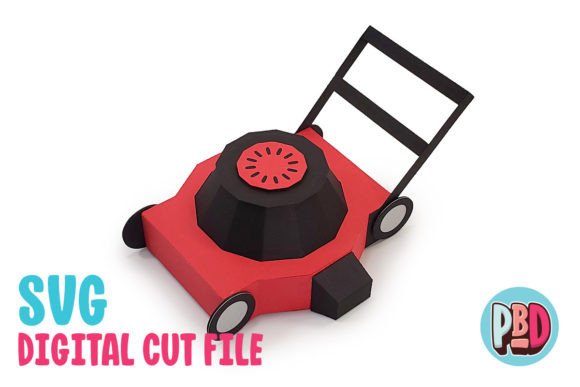 Lawnmower Gift Box: 3D SVG Shapes Review