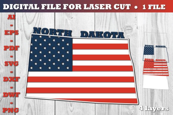 North Dakota SVG: Graphics for Crafts