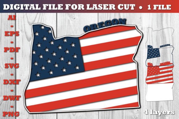 Oregon USA 3D SVG Flag Paper Cut: A Designer’s Review