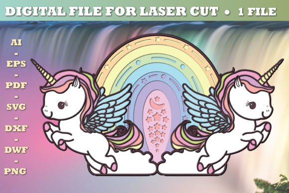 Reviewing 3d Unicorn Rainbow SVG for Crafts & Graphics