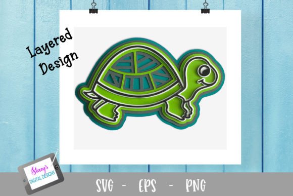 Reviewing the 3D Layered Turtle SVG for Embroidery