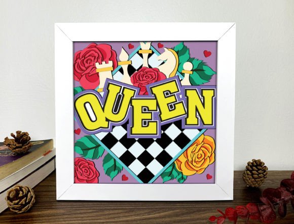 Reviewing the Queen Shadow Box 3D SVG for Real Projects