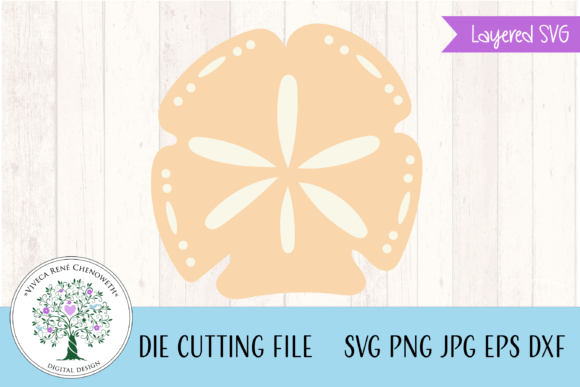 Simple Sand Dollar SVG for Crafts & Graphics
